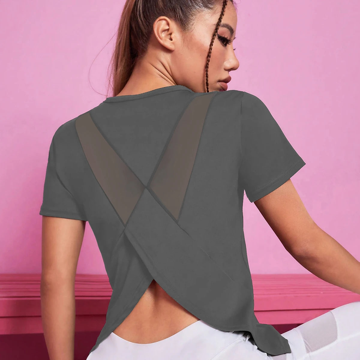 Seamless Yoga Crop Top